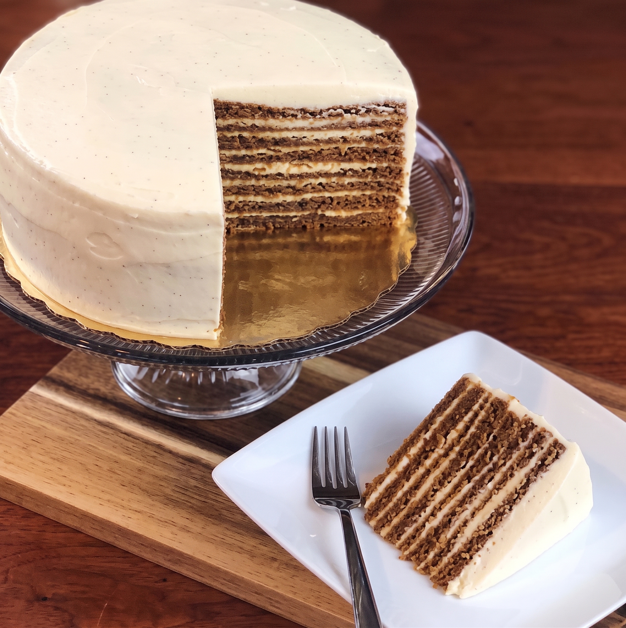 Pumpkin Spice Smith Island Cake (9") — 4 Case — Seasonal, LTO